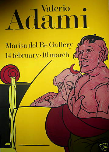 Valerio adami affiche - valerio,