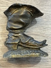 Ancien bronze porte allumettes