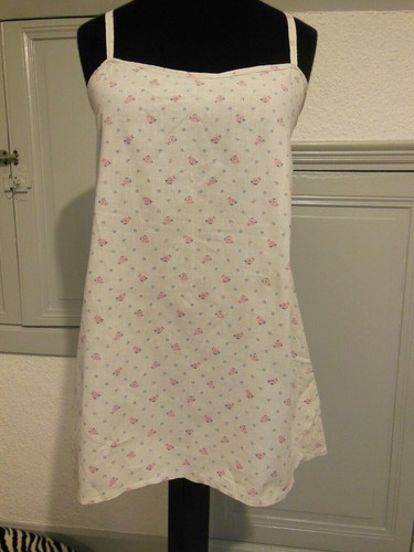 Chemise nuit ancienne coton - chemise, de