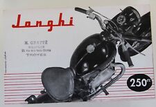 prospectus brochure moto JONGHI 250 cc 125 type E ou D 250 type H