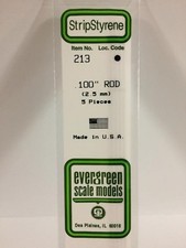 .100" (2.5MM) White