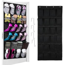 Porte Chaussures Suspendu,Rangement Chaussures Porte,24 Poches Rangement Chau...