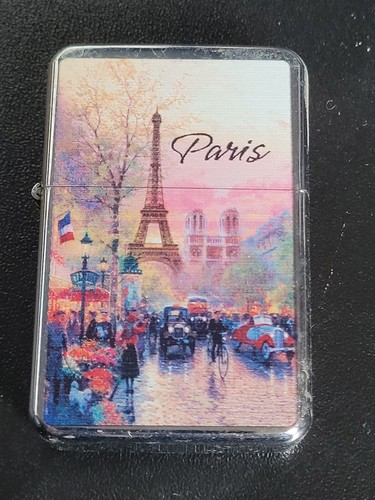 Briquet metal paris france - briquet,