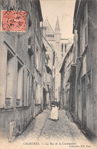 Cpa chartres rue - /, la