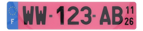 Plaque immatriculation siv - plaque,