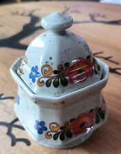 Pot avec couvercle fleurs