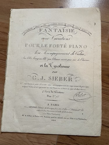 Sieber fantaisie - sieber, gj,