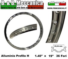 Cerceau En Aluminium Bord H Compétition Malanca 140 X 19 36 Trous (191436)