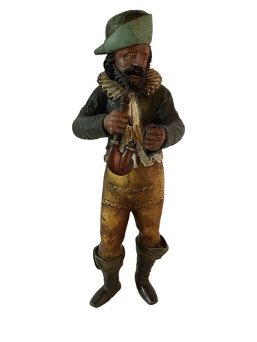 Figurine bois antique homme - figurine,