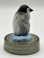 Mini figurine bouchon bouteille Kaiyodo oiseau animal empereur pingouin pouss...