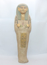 ANCIENNE REINE PHARAONIQUE ÉGYPTIENNE FAITE MAIN Tombeau Ushabti Shabti...