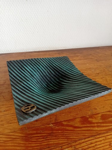 Cendrier vide poche bronze - cendrier, ou