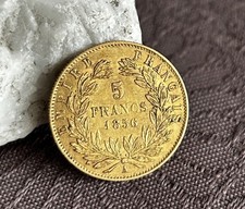 5 Francs Or Napoléon III 1856, Paris.