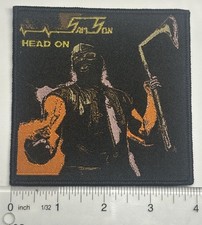 samson head on Black Border