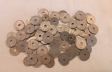 france lot de monnaies lindauer 25.10.5centimes 100 pieces  1917 trou excentré 