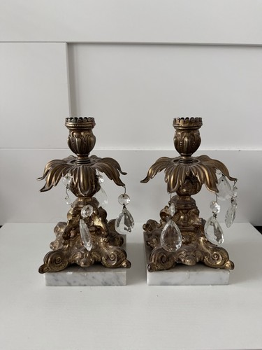 Paire chandelier bougeoir - chandelier,