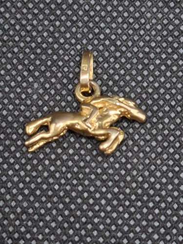 Ancien pendentif plaqué or - ancien,