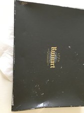 Etole ruinart vintage neuf, soie et laine, broderie, longueur 178 cm largeur 69 