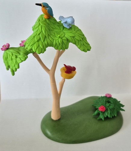 Arbre sur socle - sur, moineaux