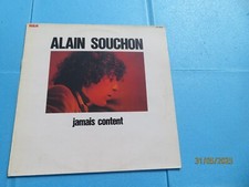 Album vinyle 33tr , alain souchon "jamais content"