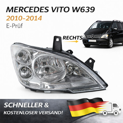 Phare droit pour mercedes vito - mercedes,