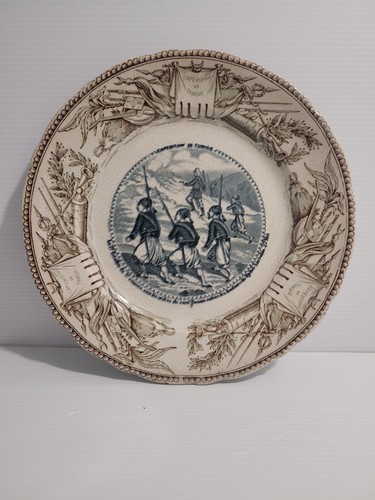 Assiette ancienne expédition