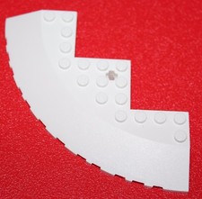 Lego Star Wars White Brick Round Corner ref 58846/set 9526 Palpatine's Arrest