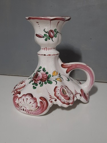 Ancien bougeoir faïence - ancien,