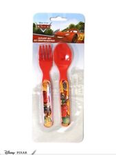 Set 2 Couverts Enfants Cars Disney Pixar Fourchette Et Cuillère Neuf