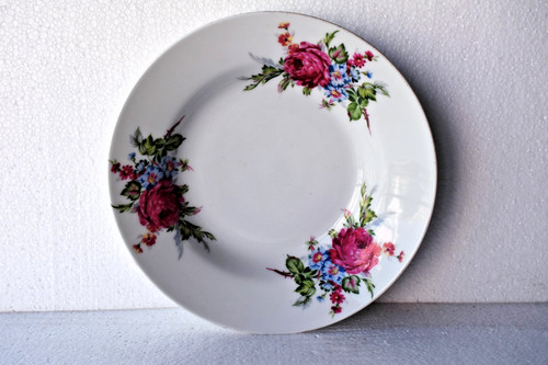 Bol soupe floral - À, vintage
