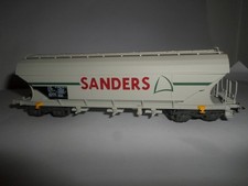 SNCF Wagon trémie à céréales avec parois planes livrée  Sanders ep V HJ6312-1