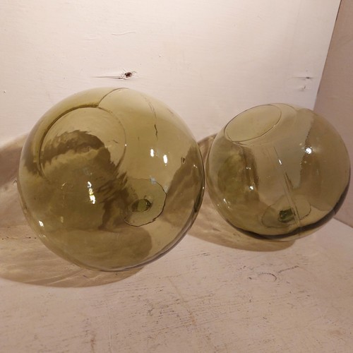 Lot boules verre - en, soufflé