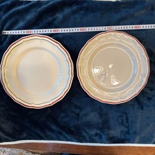 Lot de 2 plaques Gien Filet