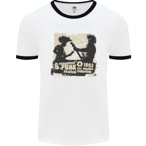 Shirt ringer homme punk - t-shirt,