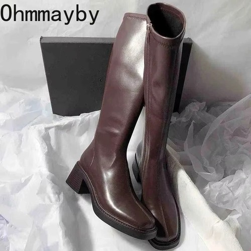 Bottes hautes mode fermetures