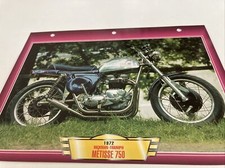 Rickman Triumph Métisse 750 1972 fiche carte moto passion collection Atlas