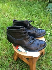 bottines NEOSENS  cuir noir .t 38 .(GO/F/V)