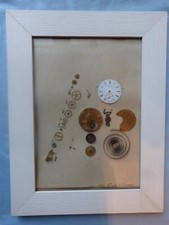 Ancien cadre montre a gousset ancienne  par un horloger éclaté pièces horlogerie