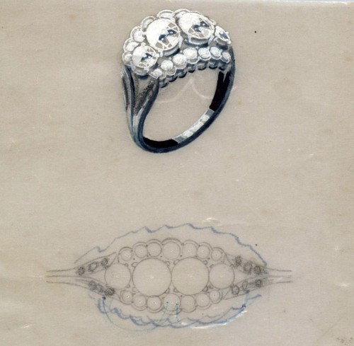 Gouaché joaillerie 1930 - gouaché,
