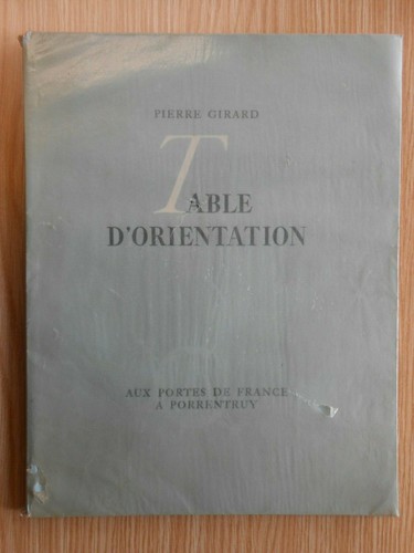 Table orientation pierre - d'orientation,