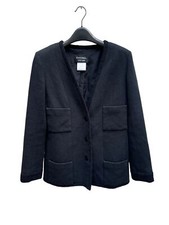 Chanel La petite veste noire Black Jacket Size 40 / M