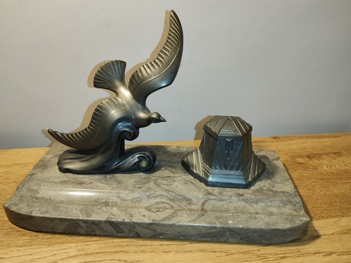 Art déco sculpture - , encrier