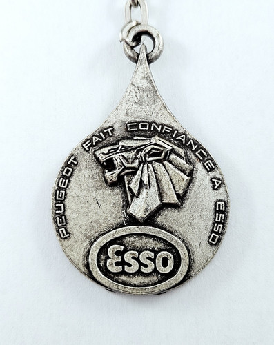Porte clés peugeot esso - porte-clÉs,