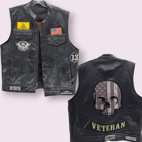 Milwaukee leather vest mens - leather,