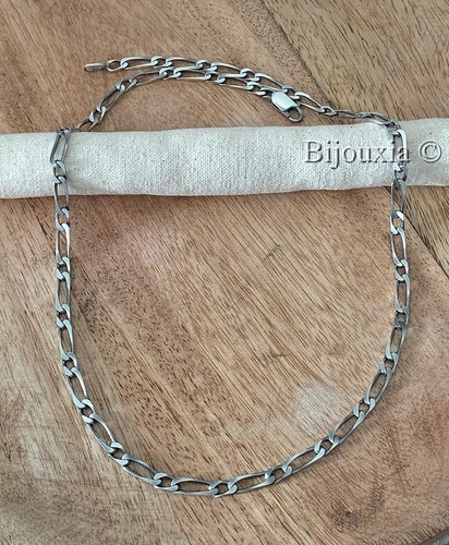 Chaîne maille figaro argent - maille,