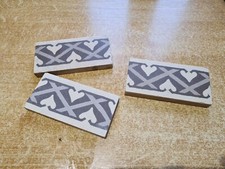 1 Carreau De Ciment Ancien  Beau Décor 14,8 cm Sur 7,4 cm Au Choix Parmi 80