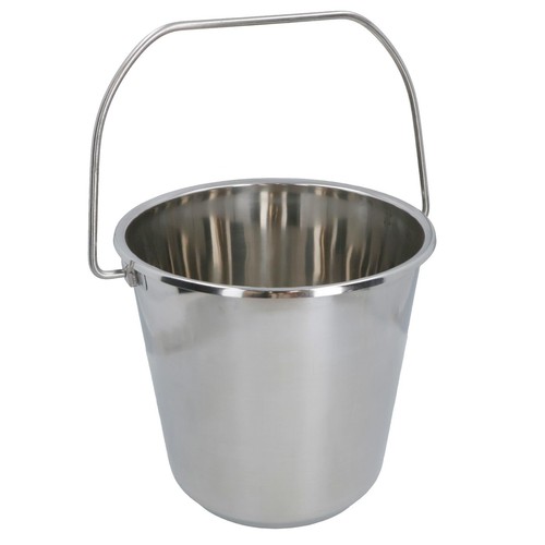Seau métal acier - métal, en