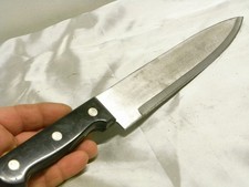 🇫🇷 ANCIEN GRAND COUTEAU MÉTIER BOUCHER CHARCUTIER SOLINGEN CUISINE KNIFE