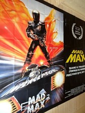 MAD MAX interceptor ! mel gibson rare affiche cinema geante 8 panneaux 3x4m 1978