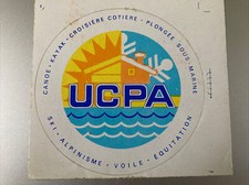 Autocollant Sticker vintage Publicitaire UCPA